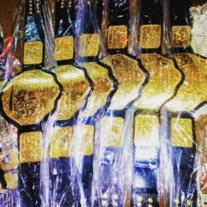 Big Gold Championship Belts 4MM Zink